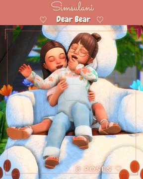 #89 POSES PACK DEAR BEAR