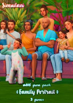 #105 Pose Pack family portait
