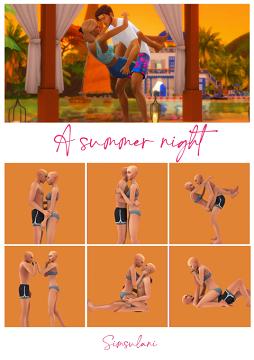 #265 Pose Pack | A summer night