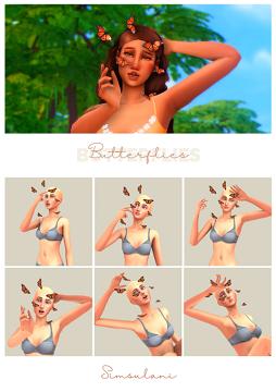 #154 Pose Pack - Butterflies