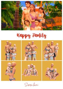#247 Pose Pack - Happy Family