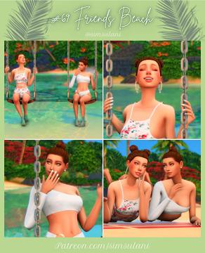 #69 Poses Pack Friends Beach?