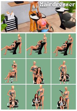 #256 Pose pack - Hairdresser (free 18 July)