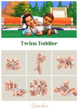 #277 Pose Pack | Twins Toddler
