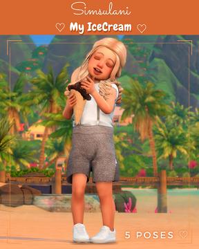 #92 Poses Pack : My IceCream ?