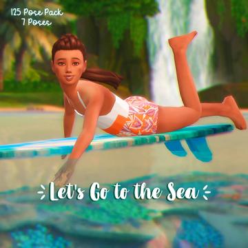 #125 Pose Pack - Let's Go To The Sea
