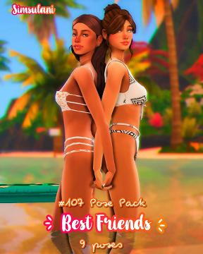 #107 Pose Pack : "Best Friends" ??