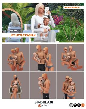 #421 Pose Pack | My little family (Infant version)  