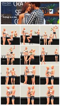 #191 Pose Pack - Meeting in a bar