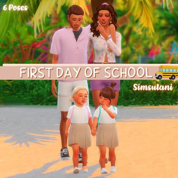 #126 Pose Pack First Day Of School 1 ????