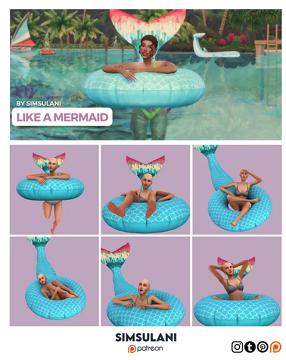 #371 Pose Pack | Like a Mermaid 