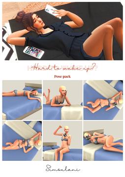 #192 Pose Pack - Hard to wake up?