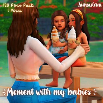 #120 Pose Pack - Moment with my babies