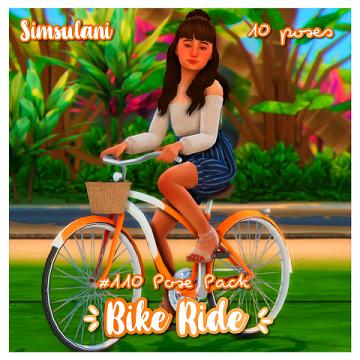 #110 Pose Pack : Bike Ride - Children