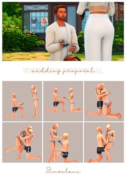 #152 POSE PACK - WEDDING PROPOSAL