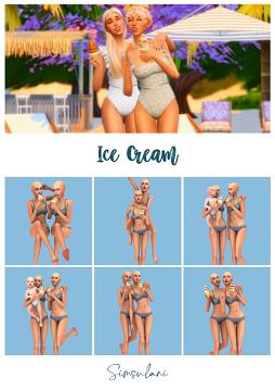#252 Pose Pack - Ice Cream (free July 6)