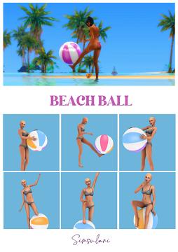 #275 Pose Pack | Beach Ball