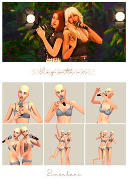 #156 Pose Pack - Sing With Me