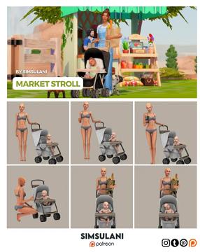 #384 Pose Pack | Market stroll (infant)  