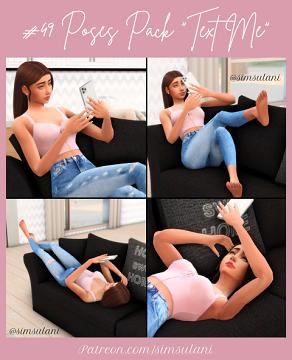 #49 Poses Pack "Text Me"