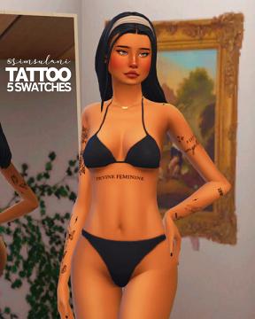 TATTOO | 5 SWATCHES | FREE