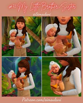 #72 Poses Pack "My Little Brother/Sister
