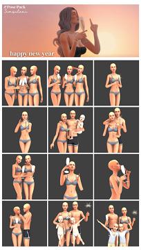 #188 Pose Pack - Happy new year