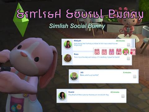 Simlish Social Bunny