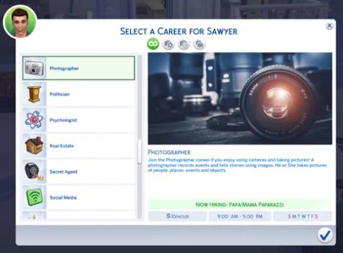 Photographer Career