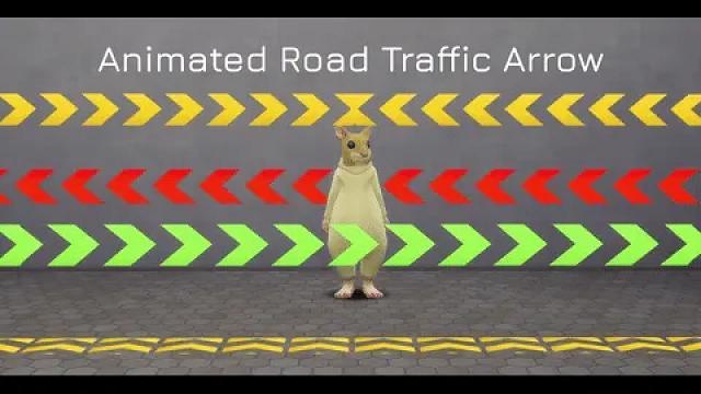 Animated Road Direction Traffic Arrow                       (I don’t know what this thing is called…)