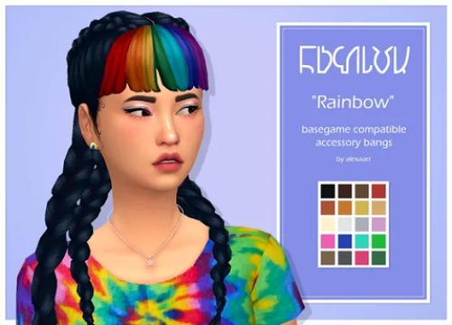 Rainbow Accessory Bangs