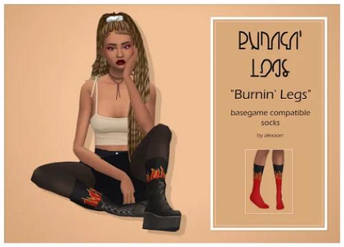 Burnin' Legs Socks