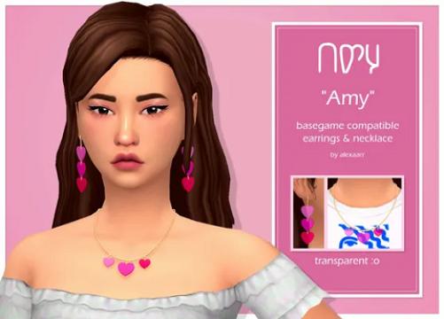 Amy Earrings & Necklace