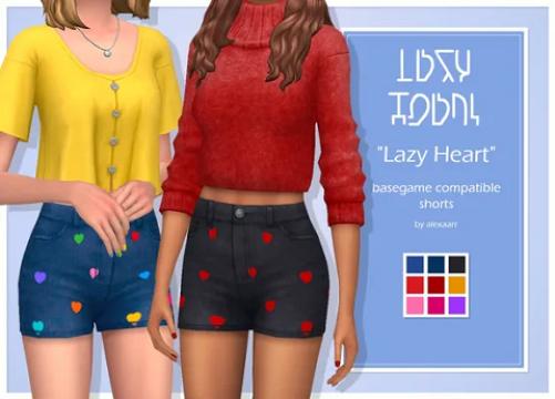 Lazy Heart Shorts