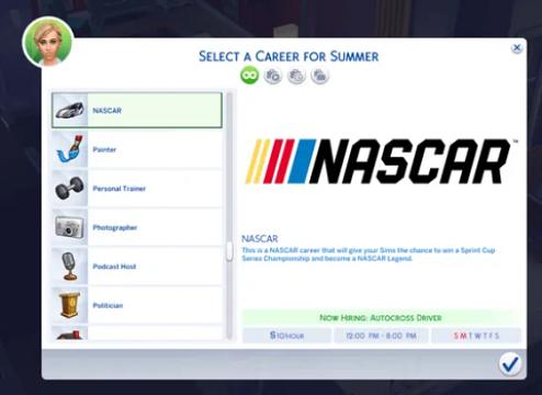 Nascar Career
