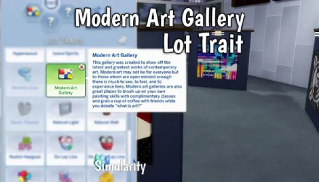 Modern Art Gallery Lot Trait