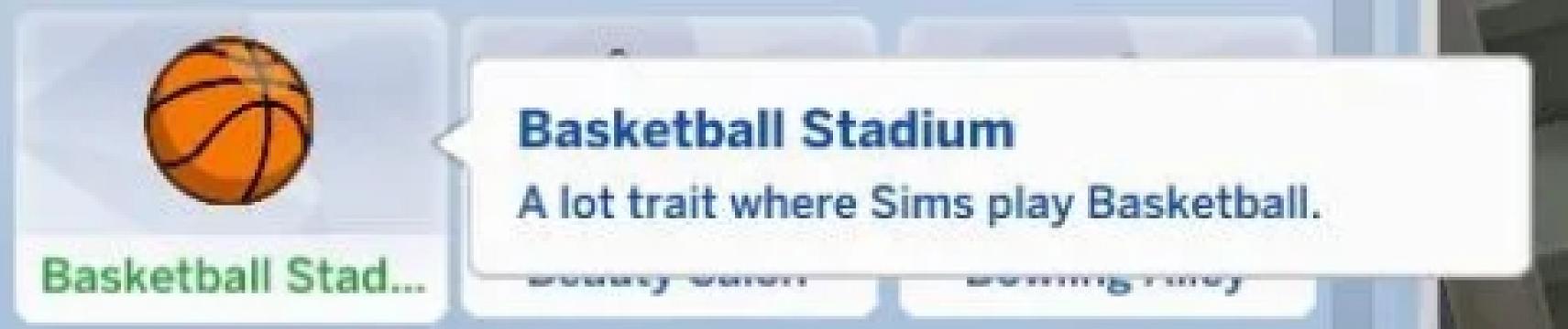 Basketball Stadium Lot Trait