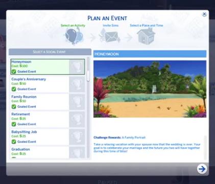 Honeymoon Event
