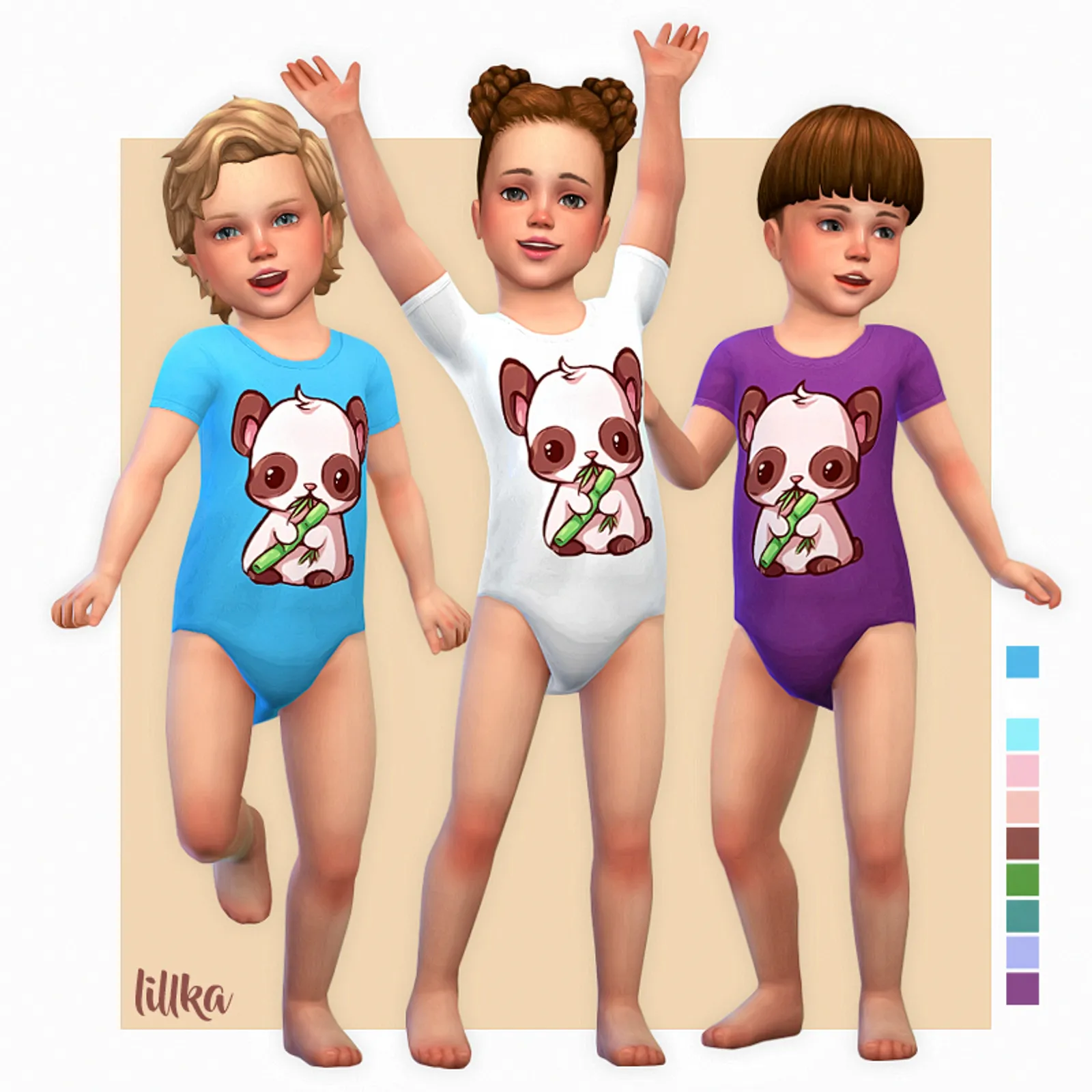 Panda Onesie for Toddler