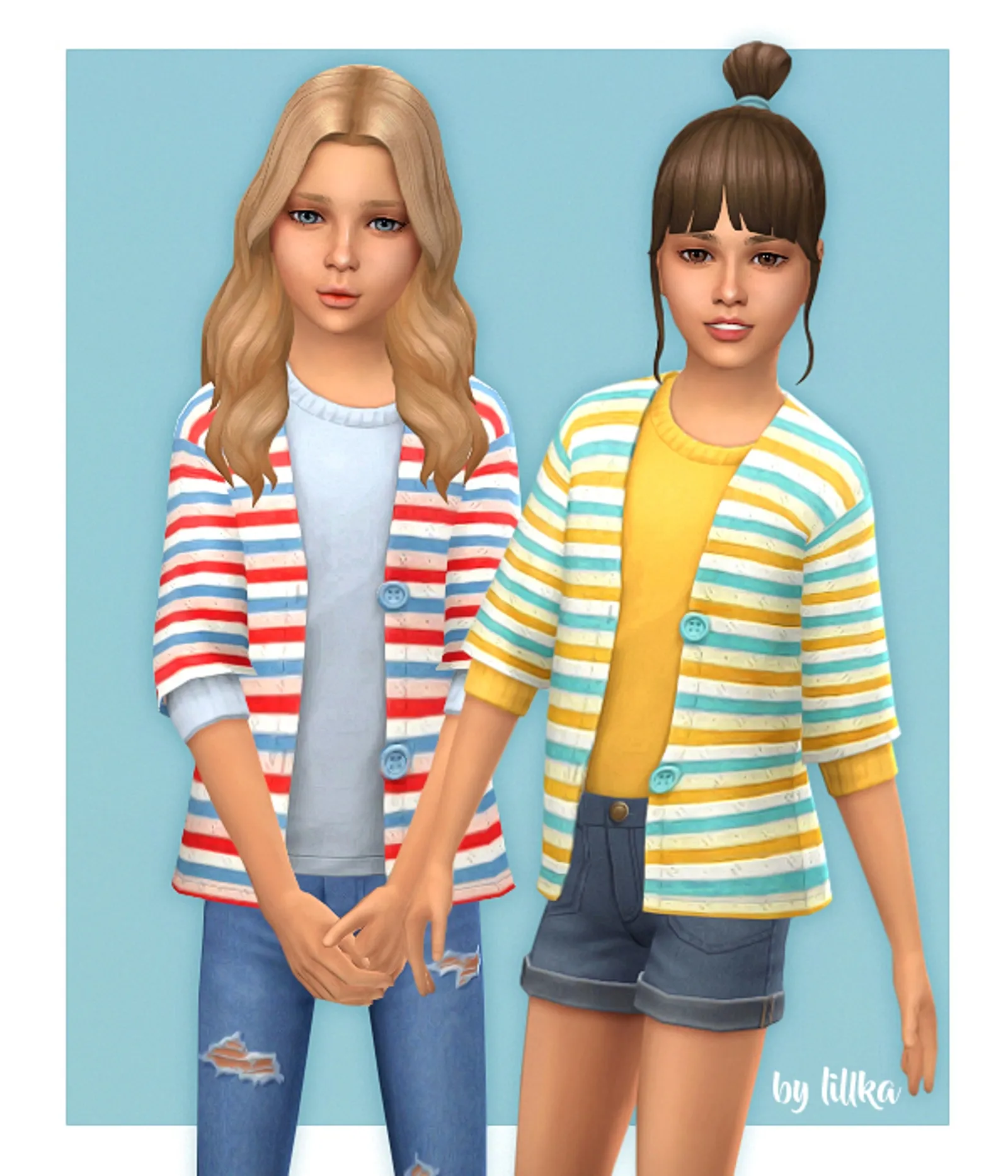 Striped Cardigan for Girls