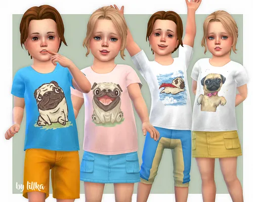 Pug T-Shirt for Toddler