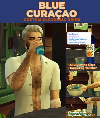 Blue Curaã§Ao - New Custom Drink Recipe