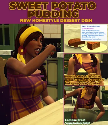 Sweet Potato Pudding - New Custom Recipe