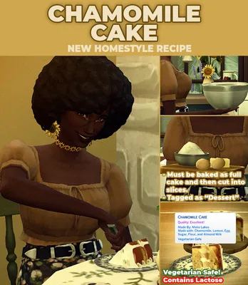 Chamomile Cake - New Custom Recipe