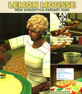 Lemon Mousse - New Custom Recipe