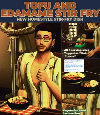 Tofu And Edamame Stir Fry - New Custom Recipe