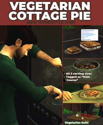 Vegetarian Cottage Pie - New Custom Recipe
