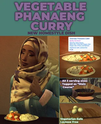 Vegetable Phanaeng Curry - New Custom Recipe