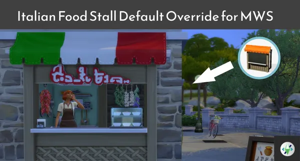 Italian Food Stall Override for Porto Luminoso's Indian Food Stall