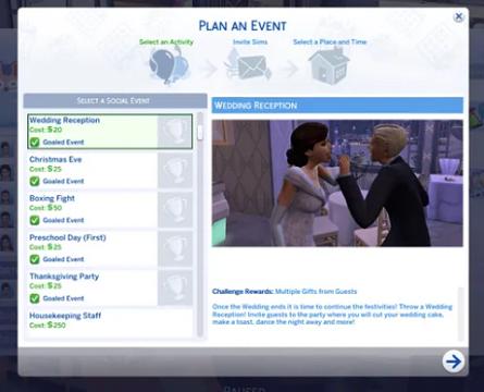 Wedding Reception Event